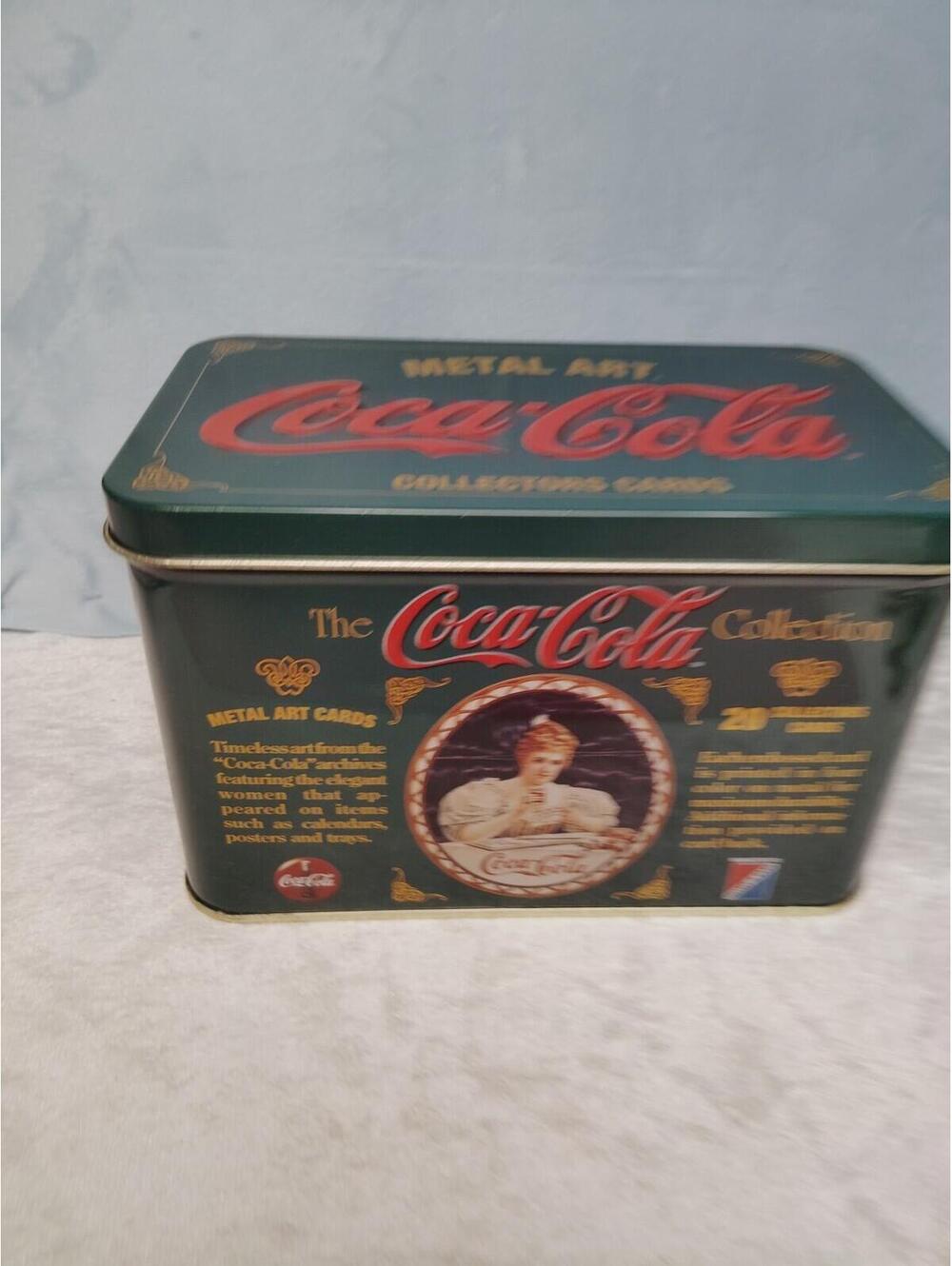 Vintage 1994 Metal Art Coca Cola 20 Collectors Cards  New Factory Sealed